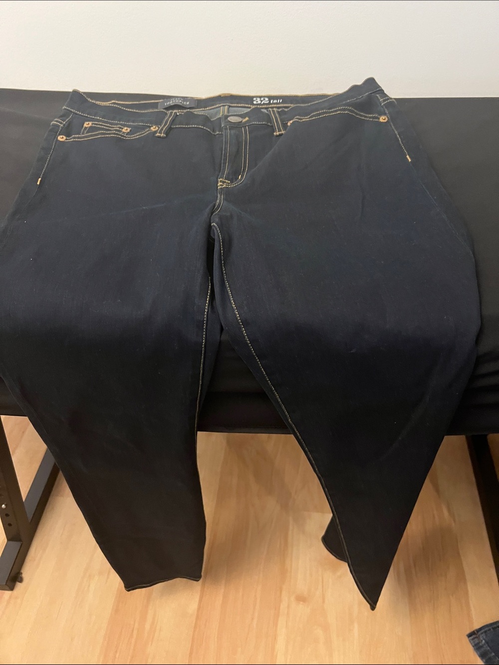 J. Crew Women's Straight-Leg Jeans in Dark Blue